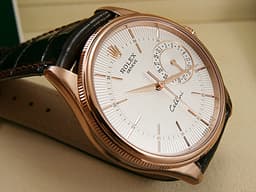 ROLEX 勞力士 Cellini  徹里尼 50515 永恆玫瑰金材質 <font color="#0582f5">停產絕版錶款 銀白色面盤 指針式日期顯示</font>&nbsp;<font color="#ff0000">2016年保卡 台灣公司貨</font> 手動上鍊 39mm
