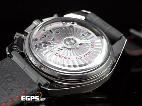 OMEGA 歐米茄 Speedmaste Chronograph 超霸 速霸 31193445199001「月之灰面」Grey Side of the Moon 灰陶瓷錶殼&nbsp;PT950 鉑金噴砂面盤 計時碼表&nbsp;同軸擒縱 2021年台灣公司貨&nbsp;自動上鏈 44.25mm