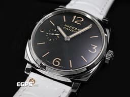 PANERAI 沛納海 Radiomir 1940 PAM512 <font color="#be9672">經典三明治面盤 淡褐色夜光時標 菸草面</font> PAM00512 小秒針 不鏽鋼材質&nbsp;<font color="#FF0000">透明底蓋 台灣公司貨</font> 手上鍊 42mm