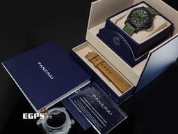 PANERAI 沛納海 Luminor Quarantta Carbotech PAM01526 PAM1526 碳纖維材質 <font color="#6b9a4c">軍綠色面盤 錶帶快拆式功能</font>&nbsp;三日鍊 小秒針&nbsp;<font color="#FF0000">2026年保卡 </font>自動上鍊  40mm