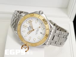 OMEGA 歐米茄 Seamaster Diver 300 海馬 52221422004001 <font color="#e8e8e8">白色陶瓷波浪紋面盤 Paris 2024 Olympics 巴黎奧運&nbsp;奧林匹克運動會</font><font color="#ff0000">&nbsp;</font>不鏽鋼&nbsp;<font color="#f5cc9e">Moonshine金刻度錶圈</font><font color="#ff0000">&nbsp;</font>同軸擒縱&nbsp;排氦氣閥 潛水錶&nbsp;<font color="#ff0000">2024年台灣公司貨</font>&nbsp;自動上鍊 42mm
