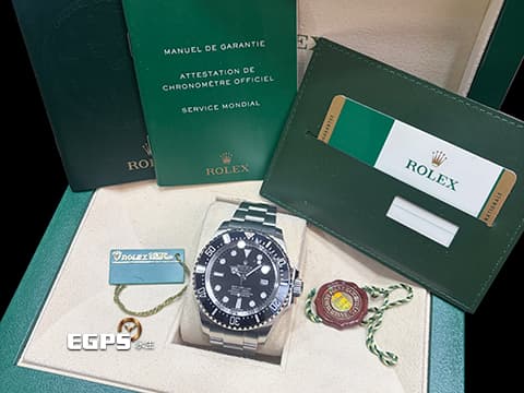 ROLEX 勞力士 Sea-Dweller DEEPSEA 蠔式 海使者 深海 116660 水鬼王 黑鬼王 深潛3900米 不鏽鋼 黑色陶瓷錶圈 排氦氣閥 潛水錶 自動上鍊 44mm