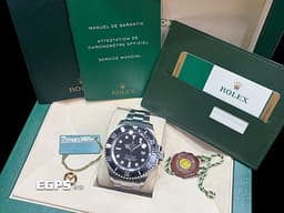 ROLEX 勞力士 Sea-Dweller DEEPSEA 蠔式 海使者 深海 116660 水鬼王 黑鬼王 <font color="#0b379d">深潛3900米</font> 不鏽鋼 黑色陶瓷錶圈 排氦氣閥 潛水錶 自動上鍊 44mm