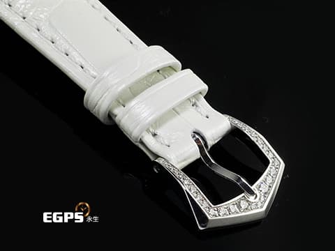 PATEK PHILIPPE 百達翡麗 PP錶 Annual Calendar 複雜功能計時系列 4937G/001 18K白金材質 年曆錶 月相顯示 原廠鑲嵌鑽石錶圈 珍珠貝殼面盤&nbsp;自動上鍊 37mm