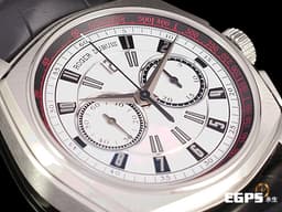 ROGER DUBUIS 羅杰杜彼 La Monegasque 玩家系列 RDDBMG0009 微型自動盤 86300 不鏽鋼材質 白色面盤 摺疊帶扣 計時碼錶 自動上鏈 <font color="#ff0000">2025年保卡 日內瓦印記</font>&nbsp;44mm