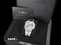 Bell &amp; Ross 柏萊士 Urban系列 BR-05 Grey Steel&nbsp;<font color="#aaaaaa">灰色太陽紋面盤</font>&nbsp;中型 BR05A-S-GR-ST/SST 不鏽鋼 大三針&nbsp;<font color="#FF0000">2025年保單</font>&nbsp;自動上鍊 36mm