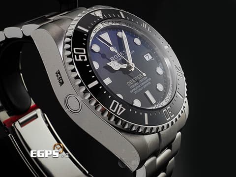 ROLEX 勞力士 Deepsea D-Blue 蠔式 海使者 136660 DB 深海 水鬼王 漸層藍面盤 136660DB 不鏽鋼材質 陶瓷錶圈 2026年保卡 保有原廠膠膜&nbsp;自動上鍊 44mm