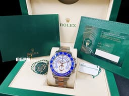 ROLEX 勞力士 Yacht-Master II 蠔式 遊艇名仕型 116681 <font color="#f3baa1">永恆玫瑰金 半金款 新款賓士指針</font> 帆船 倒數計時碼表 <font color="#FF0000">2022年新式保卡</font> 大遊艇 自動上鏈 44mm
