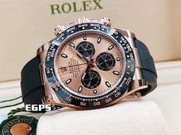 ROLEX 勞力士 DAYTONA 迪通拿 116515 LN 陶瓷圈 116515LN 玫瑰金材質 <font color="#FFBB77">玫瑰金熊貓面盤</font> <font color="#FF0000"> 2018年保卡</font> 自動上鍊 40mm