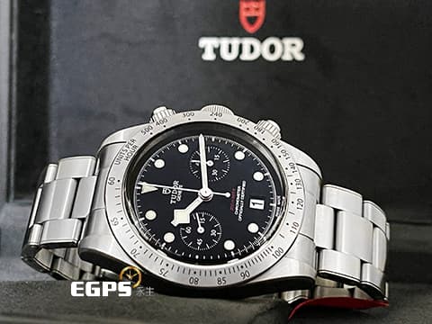 TUDOR 帝舵 Heritage Black Bay Chrono 79350 計時碼錶  2021保單「Born To Dare」天生敢為 貝克漢代言   自動上鍊 41mm