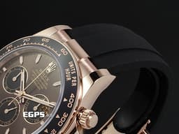 ROLEX 勞力士 Cosmograph Daytona 迪通拿 126515 18K永恆玫瑰金材質<font color="#FF0000">&nbsp;</font><font color="#fba937">2025年最新款&nbsp;巧克力熊貓面盤</font>&nbsp;黑色陶瓷錶圈 <font color="#FF0000">&nbsp;2025年保卡</font>&nbsp;自動上鍊 計時碼錶 40mm