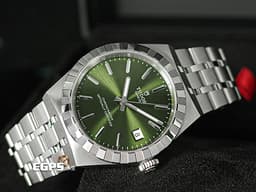 TUDOR 帝舵 Royal 皇家系列 2836C1A0-0103 不鏽鋼材質 <font color="#ff0000">綠色太陽紋面盤</font>  割坑紋與磨光飾面間隔錶圈 <font color="#ff0000">2026年保卡</font> 「T-fit」摺扣 自動上鍊 36mm
