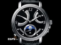 <span style="font-size: 10pt;">MAURICE LACROIX 艾美 Masterpiece 匠心系列 MP7078-SS001-320 <font color="#0582f5">星期顯示 逆跳日期 動力儲存顯示 月相盈虧</font><font color="#969292">&nbsp;</font></span><font color="#fa00fa">手工大塊日內瓦波紋</font> <span style="font-size: 10pt;">不鏽鋼材質 手上鏈 43.5mm</span>
