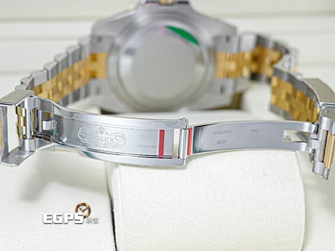 ROLEX 勞力士 GMT-Master II 蠔式 格林威治型 126713GRNR 灰黑雙色陶瓷錶圈 皮蛋圈 126713 GRNR 18K黃金 半金款 兩地時間 2025年保卡 部分原廠膠膜 僅試戴 紀念型（Jubilee）五銖錶帶 自動上鍊 40mm
