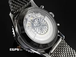 BREITLING 百年靈 NAVITIMER B01 CHRONOGRAPH 航空計時 AB01212B1C1A1 不鏽鋼材質 <font color="#05f0f0">藍紅配色面盤 泛美特別版</font>&nbsp;<font color="#FF0000">百年靈自製01機芯 2020年保單 </font> 自動上鍊 43mm