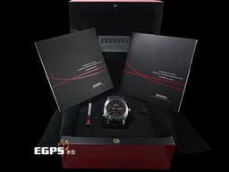 PANERAI Ferrari 沛納海 法拉利 FER0020 不鏽鋼材質&nbsp;<font color="#0582f5">法拉利聯名款</font>&nbsp;<font color="#ff0000">八日鏈 動力儲存顯示</font> 計時腕錶 手動上鏈 45mm