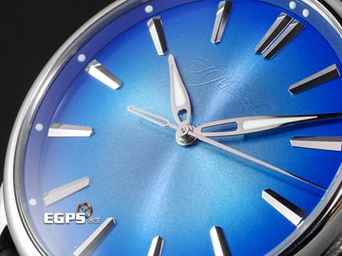 H.MOSER &amp; CIE 亨利慕時 PIONEER CENTRE SECONDS 開拓者 3200-1217 不鏽鋼材質 北極藍煙燻面盤  2025年保單卡&nbsp;大三針 自動上鍊 42.8mm