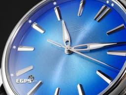 H.MOSER &amp; CIE 亨利慕時 PIONEER CENTRE SECONDS 開拓者 3200-1217 不鏽鋼材質 <font color="#58bbf9">北極藍煙燻面盤</font><font color="#03f6f9"> </font> <font color="#FF0000">2025年保單卡</font>&nbsp;大三針 自動上鍊 42.8mm