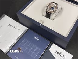 ZENITH 真力時 EL PRIMERO 51.2080.4061/69.C494 18K玫瑰金材質 半金款&nbsp;<font color="#05f0f0">三色計時盤 鏤空偏心面盤</font>&nbsp;<font color="#ff0000">2022年保卡 台灣公司貨</font> 自動上鍊 42mm