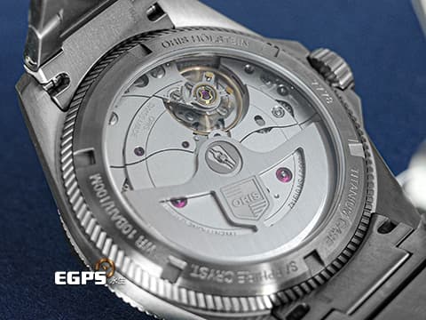 ORIS 豪利時 ProPilot X Calibre 400 系列&nbsp;0140077787155 煙藍色面盤 鈦金屬 五日鍊 大三針&nbsp;2026年保單 飛行錶 自動腕錶 39mm