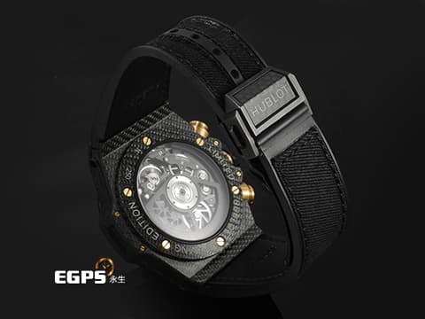 Hublot 宇舶 Big Bang Italia Independent Black Camo大爆炸 411.YL.1198.NR.ITI16 碳纖維&amp;18K玫瑰金材質&nbsp;飛返 計時碼表&nbsp;限量250支&nbsp;自動上鏈 45mm