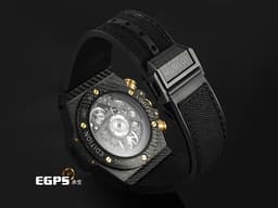 Hublot 宇舶 Big Bang Italia Independent Black Camo大爆炸 411.YL.1198.NR.ITI16 <font color="#f9b176">碳纖維&amp;18K玫瑰金材質</font>&nbsp;飛返 計時碼表&nbsp;<font color="#FF0000">限量250支</font>&nbsp;自動上鏈 45mm
