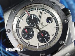 Audemars Piguet 愛彼 AP錶 Royal Oak Offshore 26400SO.OO.A002CA.01 皇家橡樹 離岸型 計時碼表 陶瓷框 大熊貓 <font color="#FF0000">最經典的AP熊貓，黑白配色 台灣公司貨</font> 自動上鏈 44mm