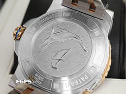 Carl F. Bucherer 寶齊萊 Patravi ScubaTec 柏拉維 深潛 00.10632.24.53.21 <font color="#2d90fb">藍色雕紋面盤</font>&nbsp;<font color="#ffa57d">18K玫瑰金 半金款</font>&nbsp;<font color="#ff0000">排氦氣閥</font>&nbsp;<font color="#FF0000">2025年保卡 </font>潛水錶 自動上鍊 44.6mm