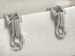 Patek Philippe百達翡麗 鑽石耳環 白K金 <font color="#ff0000">Twenty~4 Earrings</font> 287.9748/1.GR <font color="#fafa01">官網定價:NT$436,000元</font> 真鑽64顆 共重約0.46CT 鑽飾
