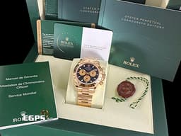 ROLEX 勞力士 Cosmograph Daytona 宇宙計時型 迪通拿 116528 <font color="#6e6e6e">醇黑色錶面搭配</font><font color="#ecc918">香檳色計時盤 Paul Newman 保羅紐曼面盤</font> 計時碼表 18K黃金 小怪獸<font color="#FF00FF">&nbsp;</font><font color="#ff0000">2014年台灣公司貨 已回RSC原廠完整保養&nbsp;</font>自動上鍊 賽車錶 40mm