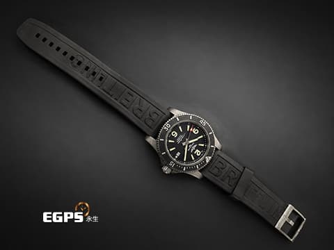 BREITLING百年靈 Superocean超級海洋系列 M17368 黑鋼材質 自動排氦閥門&nbsp;2000米防水潛水錶 自動上鍊 46mm&nbsp;