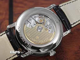 BLANCPAIN 寶珀 Villeret系列 Quantième Annuel GMT 雙時區 年曆錶 6670-1542-55B&nbsp;<font color="#d6d6d6">銀白色放射雕紋面盤</font>&nbsp;18K白金 兩地時區 年曆功能&nbsp;<font color="#FF0000">2022年台灣公司貨</font>&nbsp;自動上鍊 40mm