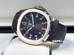 PATEK PHILLIPPE 百達翡麗 PP錶 Aquanaut 海底探險家 5167R-001 玫瑰金&nbsp;<font color="#fa00fa"> 超缺貨~ 超搶手~ 最新型三叉戟錶扣~</font>&nbsp; 5167 R 深棕色格紋面盤 <font color="#FF0000">2023年保單</font> 自動上鏈 40mm
