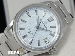 GRAND SEIKO 特級精工 精工 Evolution 9 系列 SLGB003G <font color="#05f0f0">銀藍色紋理面盤 宛如白雪覆蓋樹林 展現冰霜森林之美</font>&nbsp;白鈦材質 Spring Drive&nbsp;<font color="#fa00fa">U.F.A.機芯 年誤差±20秒</font>&nbsp;三日鍊 動能顯示 大三針 <font color="#ff0000">最新可微調摺疊錶扣&nbsp;大谷翔平代言款&nbsp;2026年保單</font>&nbsp;自動上鍊 37mm
