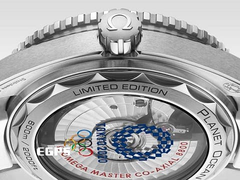 OMEGA 歐米茄 Seamaster Planet Ocean 600 海馬 宇宙海洋 52233402004001 東京奧運 限量版 不鏽鋼&nbsp;陶瓷外圈&nbsp;同軸擒縱 2020年台灣公司貨 限量2020只&nbsp;潛水錶 自動上鍊 39.5mm