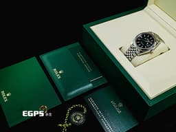 ROLEX 勞力士 Datejust 41 蠔式日誌型 126334 不鏽鋼材質 DJ41 最新款 煙燻綠漸層面盤 經典三角坑紋錶圈 <font color="#FF0000">2026年木紋保卡 紀念型（Jubilee）五銖錶帶</font> 自動上鍊 41mm