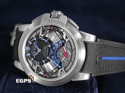 Harry Winston 海瑞溫斯頓 HW錶 Project Z14系列 OCEARS42ZZ001 偏心鏤空面盤&nbsp;<font color="#387dd6">30秒逆跳秒針</font>&nbsp; Zalium 鋯合金材質&nbsp;<font color="#ff0000">限量300只</font>&nbsp;<font color="#FF0000">2020年台灣公司貨 </font>自動上鍊 42.2mm
