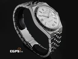 ROLEX 勞力士 Land-Dweller 127234 18K白金材質三角坑紋錶圈 <font color="#05f0f0">2025年最新系列 陸行者 勞力士數一數二的透背錶款 醇白色蜂巢圖案錶面</font>&nbsp;<font color="#fafa01">絲滑服貼的最新錶帶設計</font>&nbsp;<font color="#FF0000">2026年保卡 纖薄紀念型（Flat Jubilee）錶帶</font>&nbsp;自動上鍊 36mm