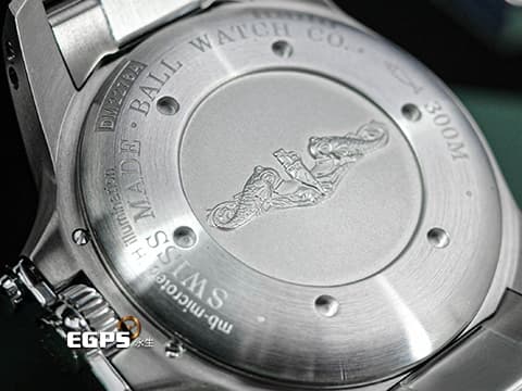 BALL WATCH 波爾錶 Engineer Hydrocarbon 工程師 DM2276A-S2CJ-BE&nbsp;藍色面盤&nbsp;星期日期顯示 不鏽鋼&nbsp;自體發光氚氣燈管指針、時標&nbsp;專利鍘刀式護橋 潛水錶 2024年台灣公司貨&nbsp;自動上鍊 42mm