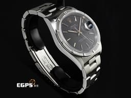 ROLEX 勞力士 Date 15210 蠔式 日誌型 不鏽鋼材質 <font color="#05f0f0">獨一無二&nbsp;如雪花般自然氧化黑色面盤</font> <font color="#ff0000">已回勞力士原廠服務中心保養 延長保固至2026年</font> 自動上鏈 35mm
