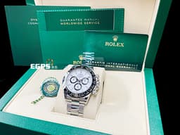 ROLEX 勞力士 Cosmograph Daytona 宇宙計時型 迪通拿 116500LN&nbsp;經典 <font color="#dbdbdb">白熊貓</font> 計時碼表 116500 LN 不鏽鋼 陶瓷錶圈 <font color="#ff0000">&nbsp;2021年保單&nbsp;</font>自動上鍊 40mm
