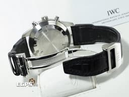 IWC 萬國 Pilot's 飛行員系列腕錶 IW377801 不鏽鋼材質 <font color="#0582f5">啞黑色儀表板風格面盤 星期日期顯示窗 雙追針  計時碼錶</font> <font color="#ff0000">2017年保卡</font> 自動上鏈 46mm