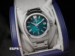 GRAND SEIKO 特級精工 GS 精工 Evolution 9系列 SLGA025G「阿寺溪藍」Spring Drive 五日鍊 動能顯示&nbsp;<font color="#21a9c4">錶盤設計源自「阿寺川」為靈感，被譽為擁有翡翠般清澈碧綠的長野縣阿寺溪谷，錶盤上的紋理隨著入光角度的不同而發生變化，細緻地展現了河水的自然流動</font>&nbsp;白鈦材質&nbsp;<font color="#FF0000">2024年台灣公司貨</font> 自動上鍊 40mm