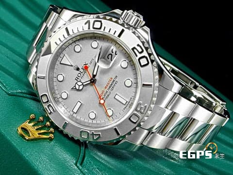 ROLEX 勞力士 Yacht-Master 40 蠔式 遊艇名仕型 116622 經典夜光賓士指針 PT950 鉑金刻度外圈 絕版鉑金噴砂面盤搭配紅色秒針 不鏽鋼 自動上鍊 40mm