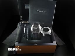 PANERAI 沛納海 luminor 8 Days GMT PAM233 <font color="#ff0000">黑色三明治面盤 日夜顯示 高圓弧藍寶石水晶鏡面</font> PAM00233 8日鍊&nbsp;手上鍊 44mm