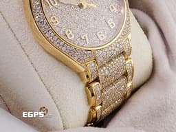 PATEK PHILIPPE  百達翡麗 PP Twenty~4 7300/1450R-001 18K玫瑰金材質 <font color="#05f0f0">滿天星鑽石面盤 原鑲鑲嵌3,238顆鑽石（共約17.21克拉）</font><font color="#ff0000">2021年保單 僅試戴收藏 一手錶未整理 新錶訂價：14,043,000元</font>&nbsp;自動上鏈 36mm