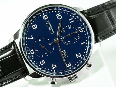 IWC 萬國錶 Portugieser Chronograph Edition 150 Years 葡萄牙 IW371601  藍色烤漆面盤  150週年特別版 限量2000只 2019年保卡&nbsp;計時碼表 自動上鍊 41mm