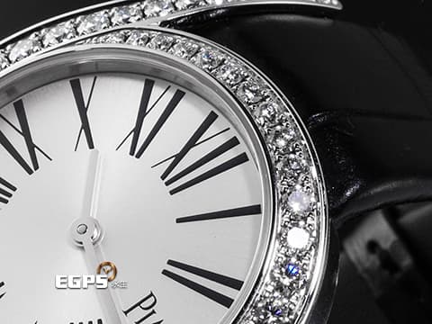 PIAGET 伯爵 Limelight Gala系列 G0A38160 18K白金材質 鑲飾60顆圓形美鑽（約0.92克拉）錶圈 2025年保卡 新錶訂價：1,040,000元&nbsp;石英機芯 32mm