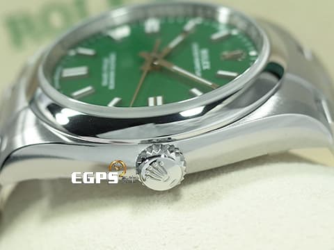 ROLEX 勞力士 Oyster Perpetual 36 經典 蠔式恆動型 126000
綠色面盤 OP36 不鏽鋼 2024年保單 自動上鍊 36mm