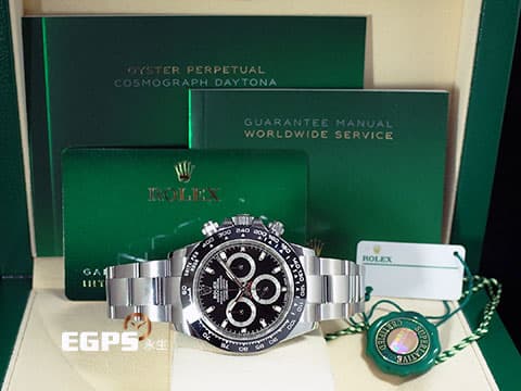 ROLEX 勞力士 Daytona 迪通拿 116500LN 陶瓷圈 116500 計時碼表 2023年停產款  2023年保卡  黑色面盤 自動上鍊 40mm